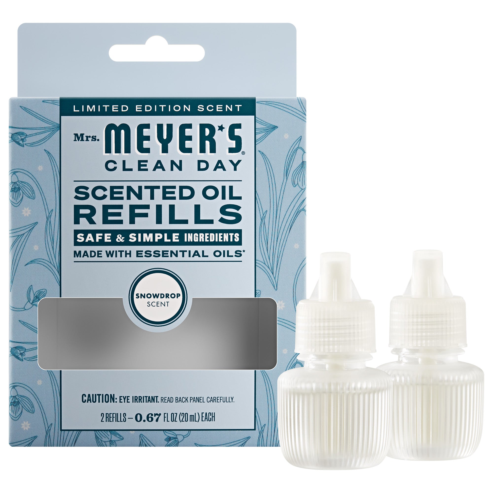 Snowdrop Plug In Scented Oil Refill. 2-Pack - Image 2