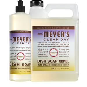 Compassion Flower Dish Soap & Refill Set