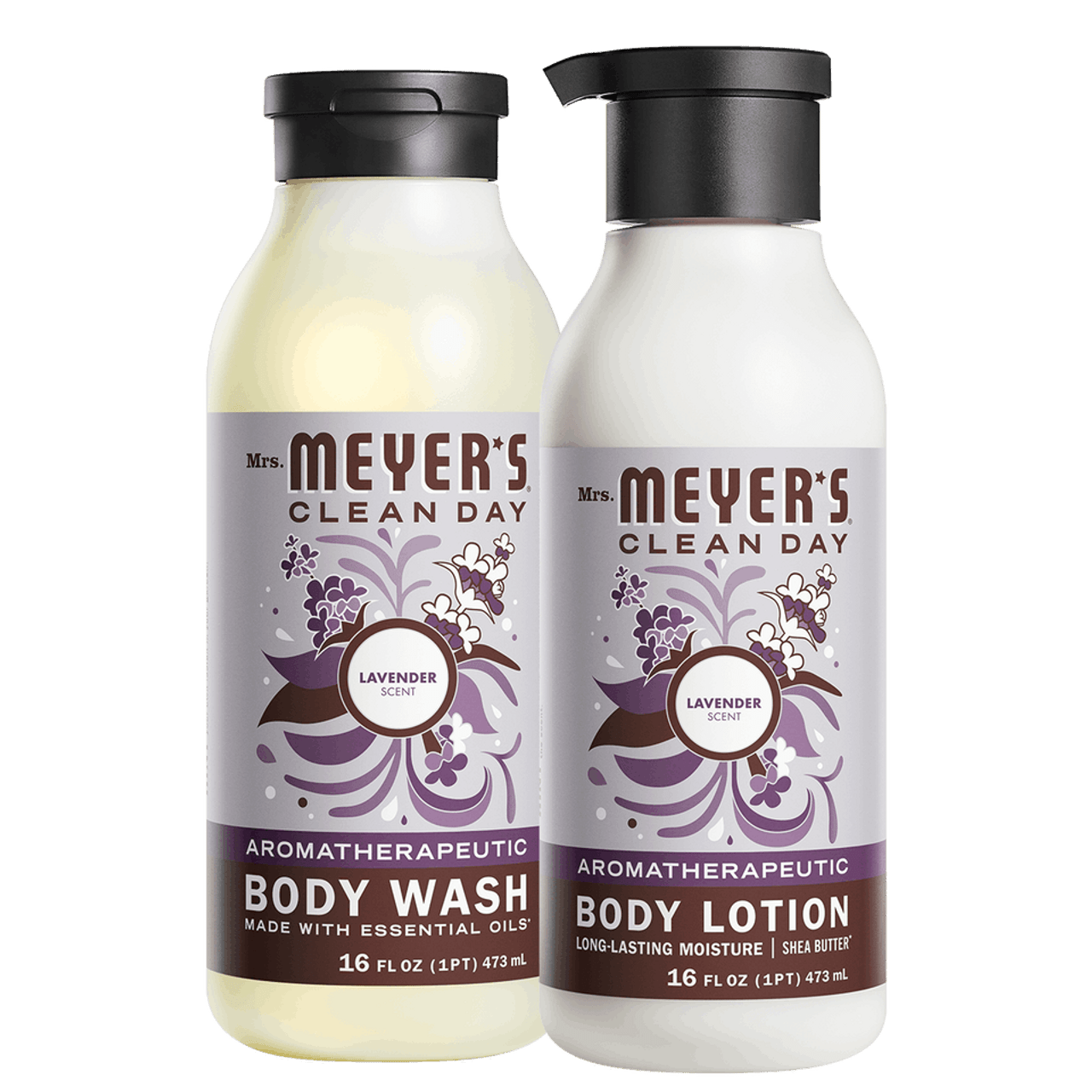 Lavender Body Wash & Body Lotion Set