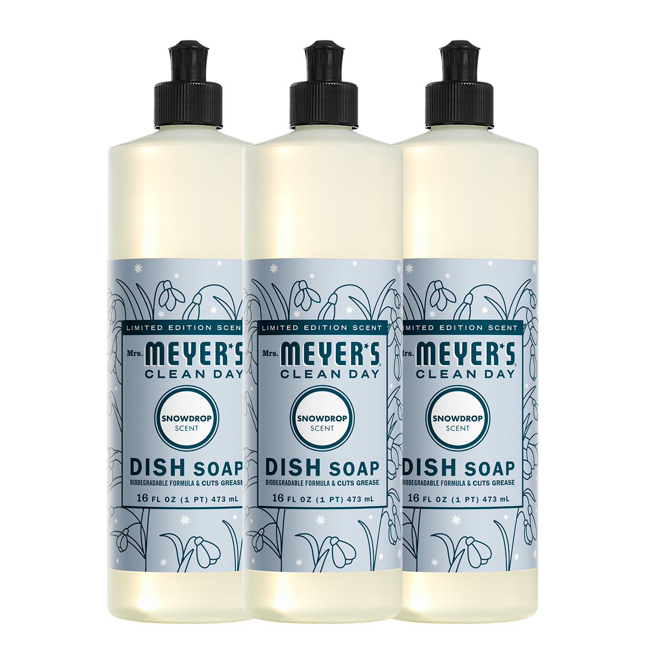 Snowdrop Dish Soap 3-count Bundle